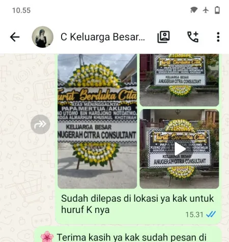 Pengiriman Papan Bunga Duka Kedungsari Butuh