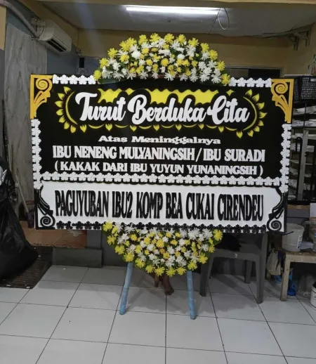 Papan Bunga Duka Kedungsari Butuh